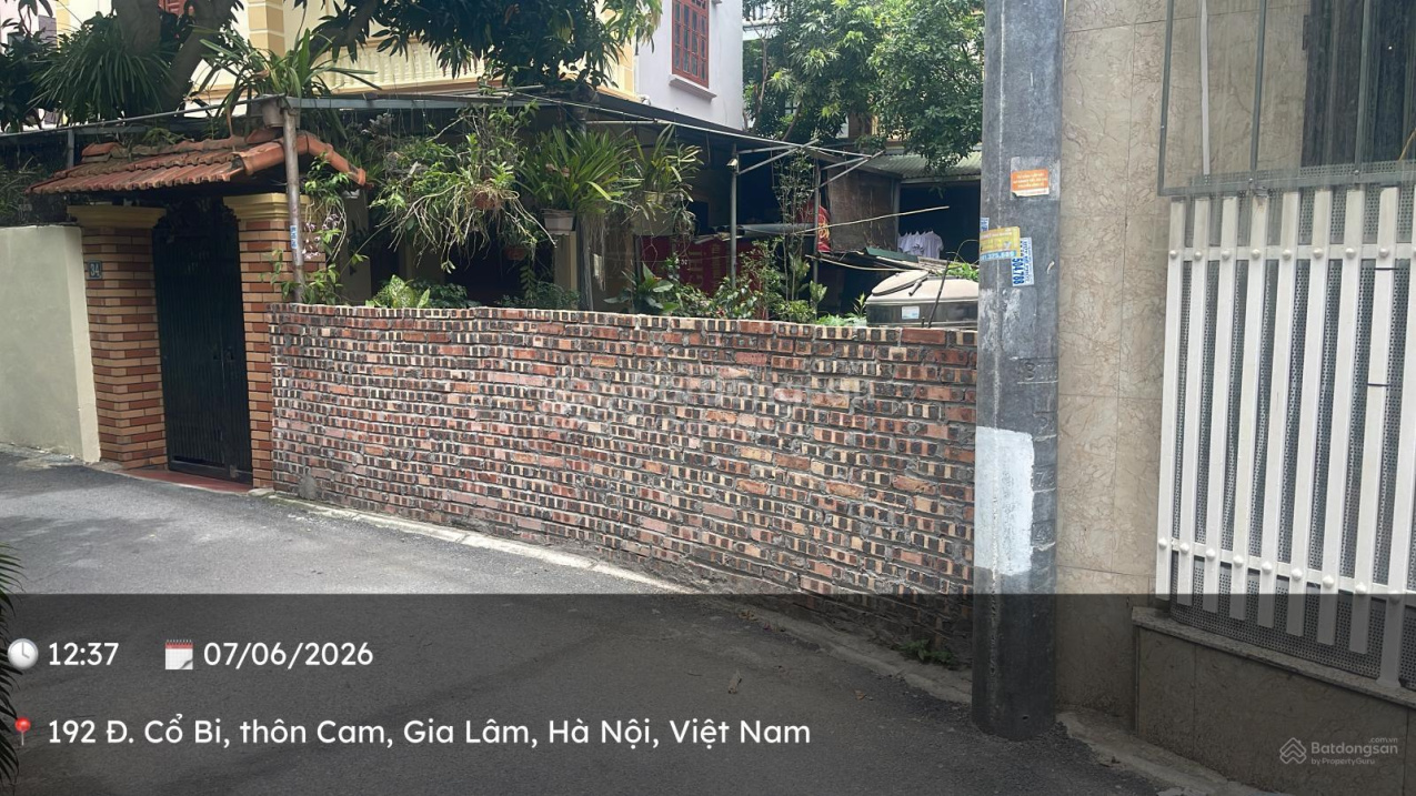 Bán đất thôn Cam, Cổ Bi 70 m², mặt tiền 5 m, đường 3 m, giá 7 tỷ